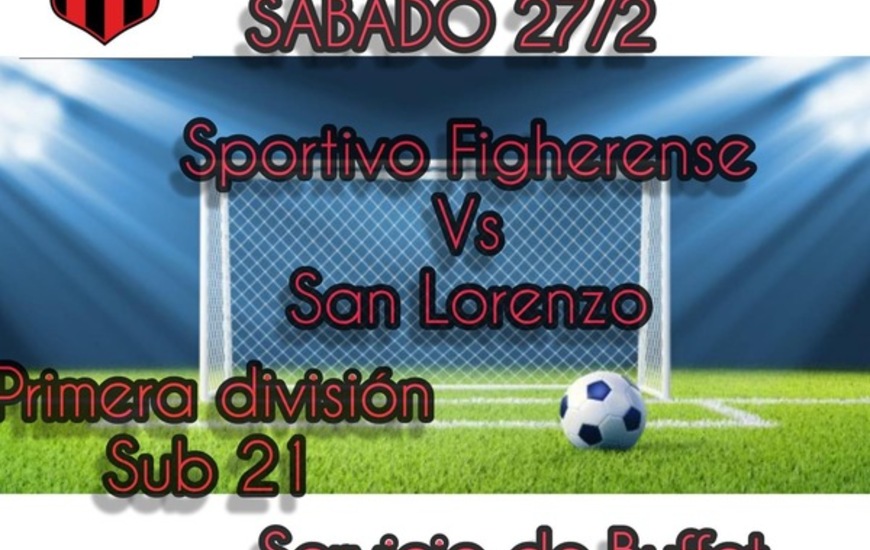 Imagen de Sportivo Figherense y San Lorenzo, jugar&aacute;n amistosos en Sub-21 y Primera Divisi&oacute;n
