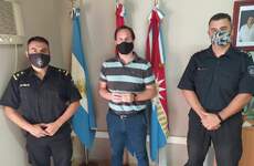 Ferri recibió a las autoridades policiales.