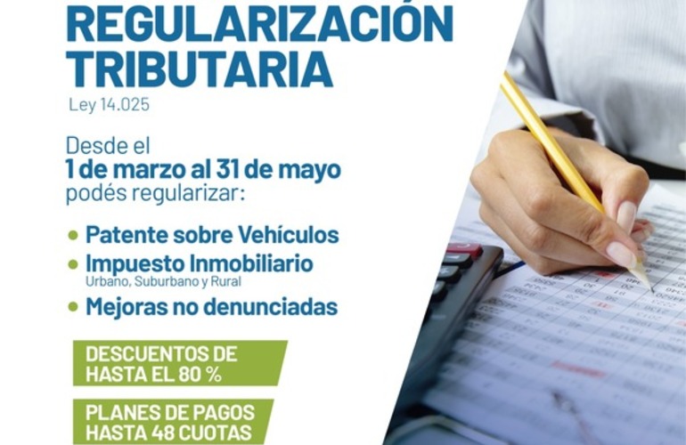 Imagen de Nuevo Régimen de Regularización Tributaria: Ley 14.025