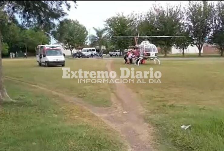 Imagen de Paciente en paro cardiorrespiratorio trasladado mediante el servicio de UTV