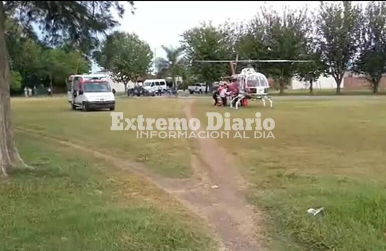 Imagen de Paciente en paro cardiorrespiratorio trasladado mediante el servicio de UTV