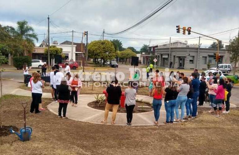 El acto se realizó esta mañana en Marconi y San Martin