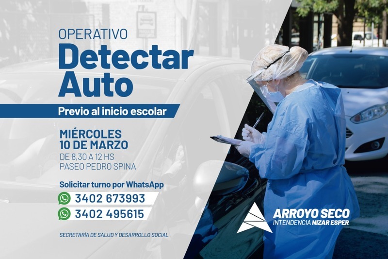 Imagen de Detectar Auto ma&ntilde;ana en el Paseo Pedro Spina