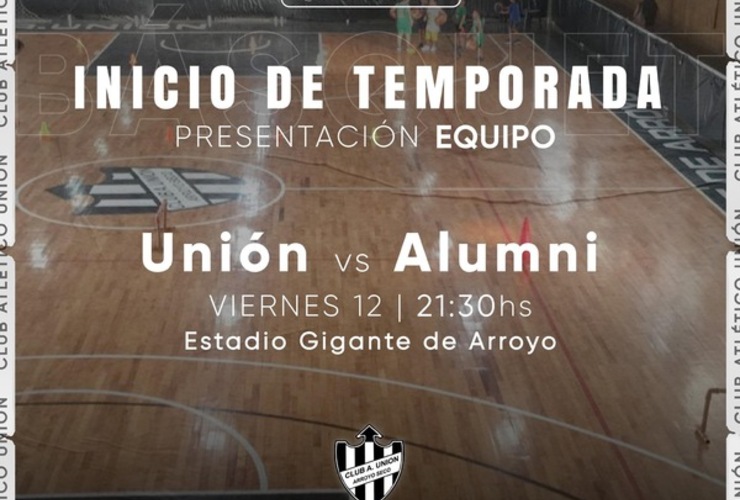 Imagen de Este viernes, Unión inicia su temporada 2021, ante Alumni por la A2