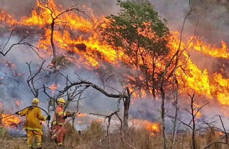 Imagen de Incendios provocados por el hombre: sigue el fuego en Chubut y Río Negro, y también en Buenos Aires