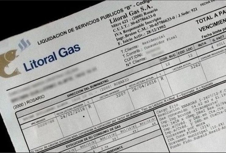 Imagen de Litoral Gas pidió un 12% de aumento en la tarifa a partir de abril