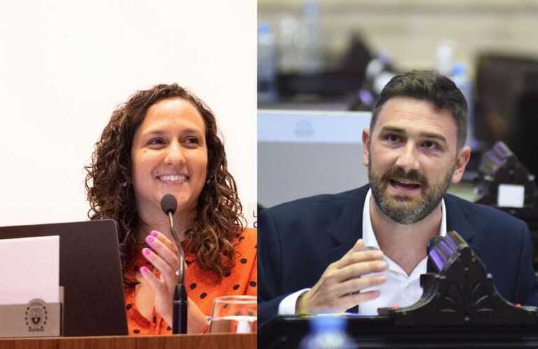 Imagen de Enrique Est&eacute;vez y Laura Mondino encabezan la lista de &acute;Socialismo en Movimiento&acute;en Santa Fe para la interna partidaria