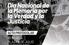 Imagen de 24 de marzo: Acto oficial por el Día Nacional de la Memoria, por la Verdad y la Justicia