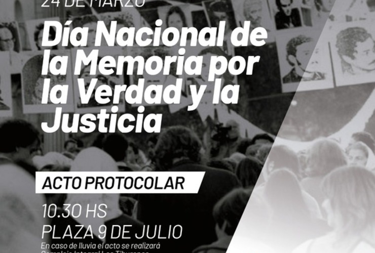 Imagen de 24 de marzo: Acto oficial por el Día Nacional de la Memoria, por la Verdad y la Justicia