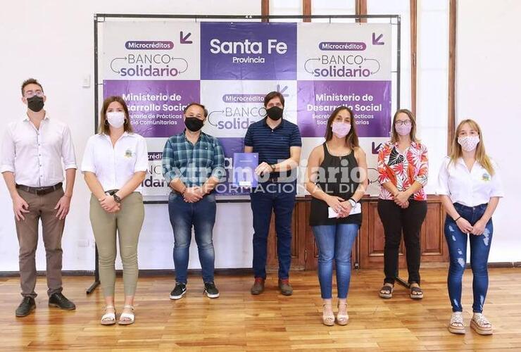 Stangoni participó de la firma del convenio