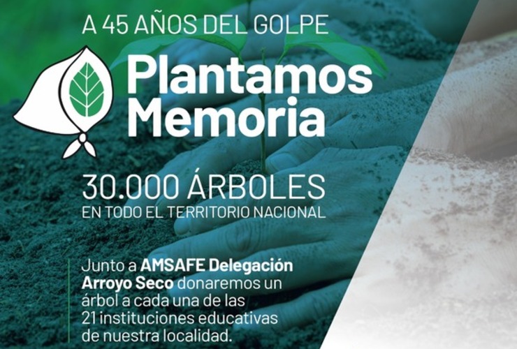 Imagen de Plantamos Memoria: A 45 años del Golpe Militar