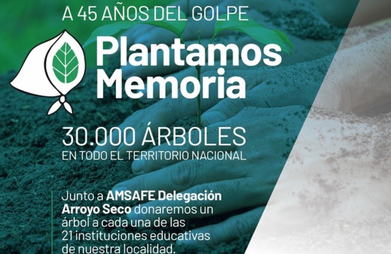 Imagen de Plantamos Memoria: A 45 años del Golpe Militar