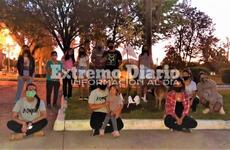 La iniciativa promovida por el Gobierno Nacional, fue replicada en Fighiera por militantes de La Campora,