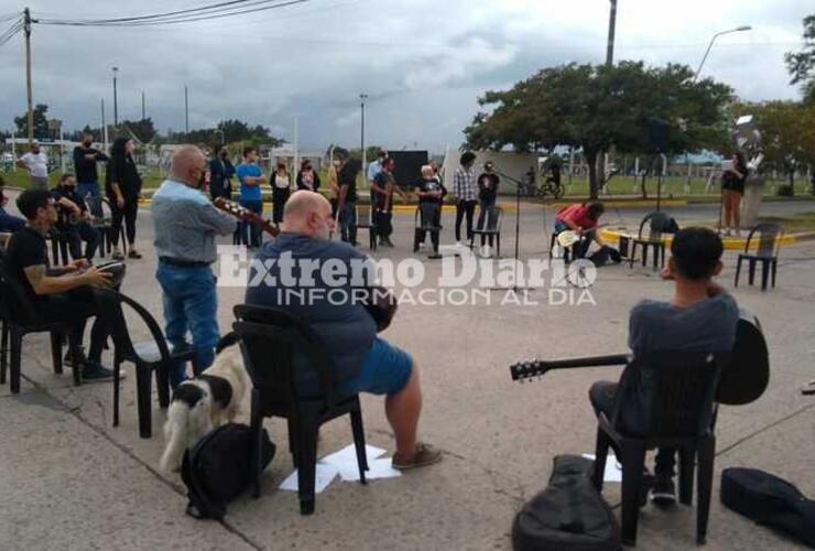 El acto se realizó esta mañana en Marconi y San Martin