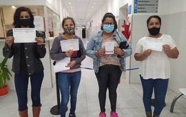 Se aplicaron 15 dosis en la jornada.