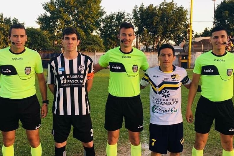 Foto archivo (Andrea Bellesi): Uni&oacute;n y Porvenir Talleres chocan en Arroyo Seco.