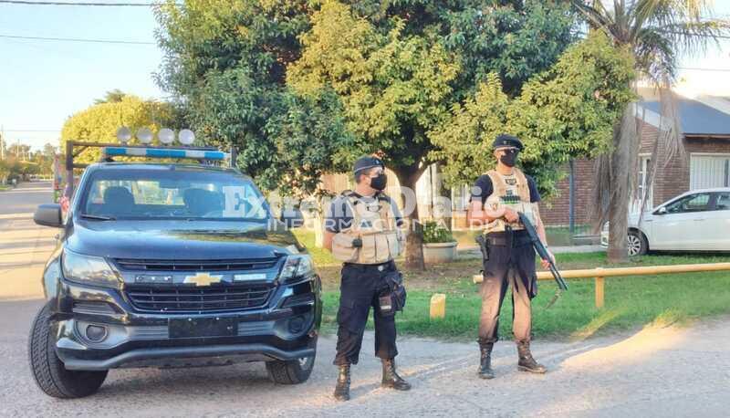 El operativo estuvo a cargo del Comisario Lic. Cesar Ibarra
