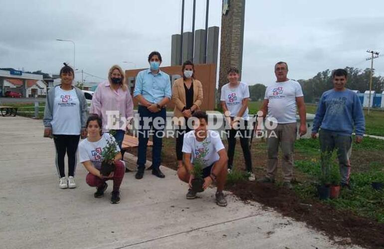 La secretaria de Arquitectura y Obras Públicas de la Provincia estuvo en la vecina localidad.