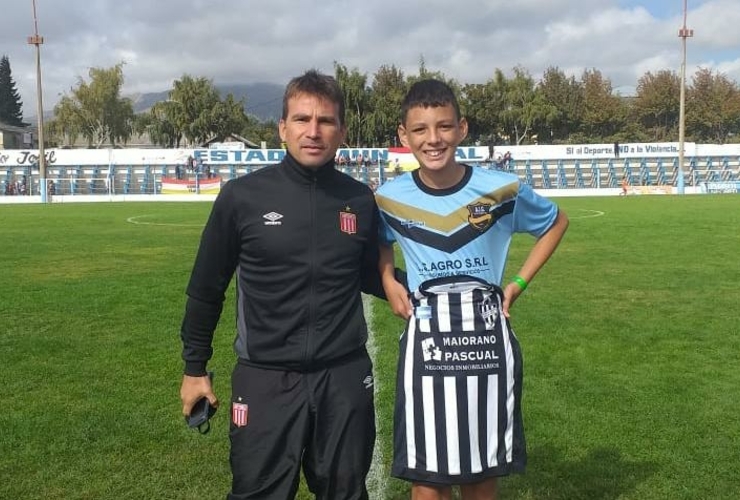 Jeremías Vega, con la del "Panza".