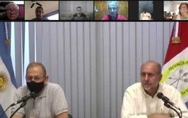 Imagen de Perotti analiza ahora junto a intendentes el avance de la segunda ola de Covid