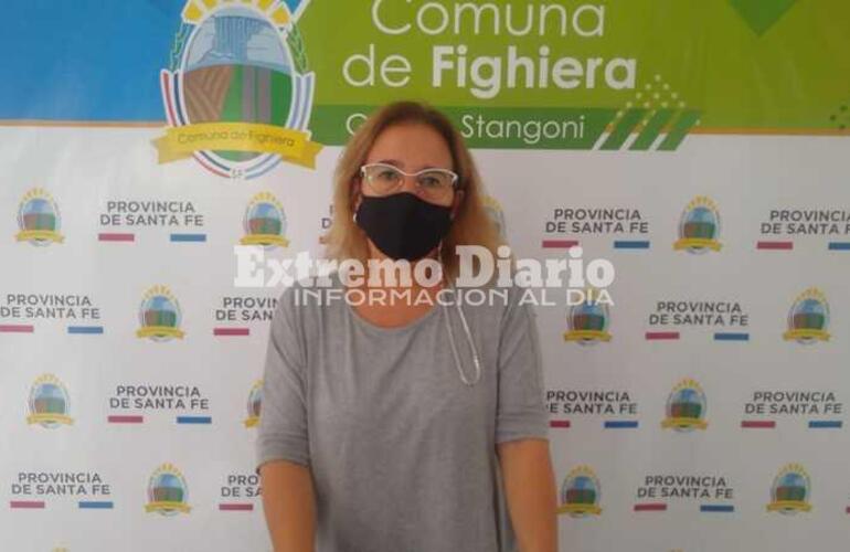 Doctora Jorgelina Settetrombe, Directora del Centro de Salud Eva Perón