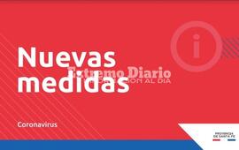Las nuevas medidas se extienden hasta el 30 de abril