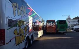 Imagen de Manifestaci&oacute;n de empresas de transporte de larga distancia contra las nuevas restricciones
