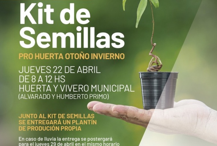 Imagen de Nueva entrega de semillas