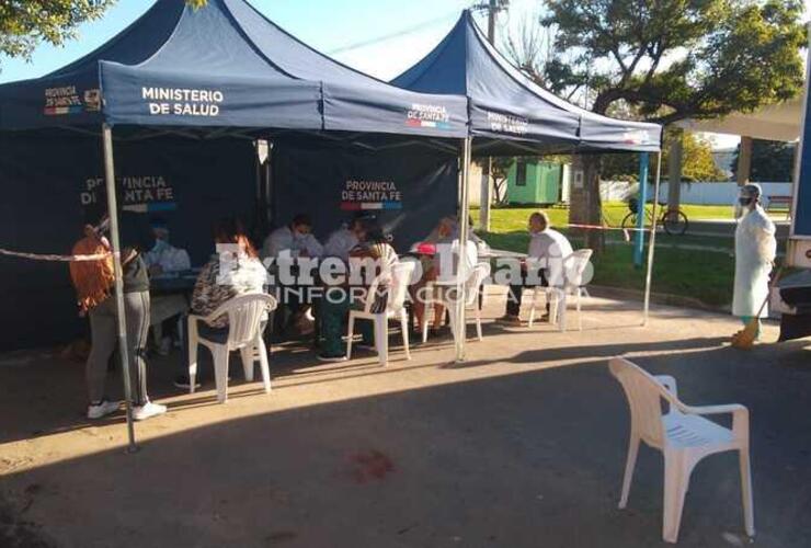 El operativo se realizó esta mañana en inmediaciones del Centro de Salud