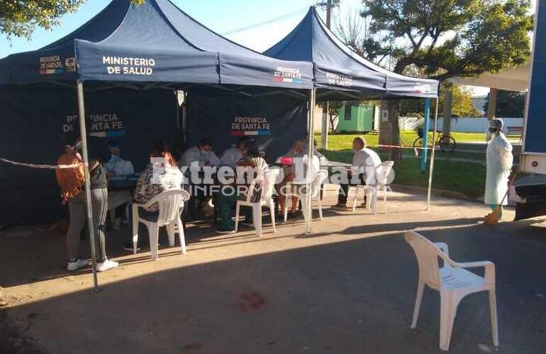 El operativo se realizó esta mañana en inmediaciones del Centro de Salud