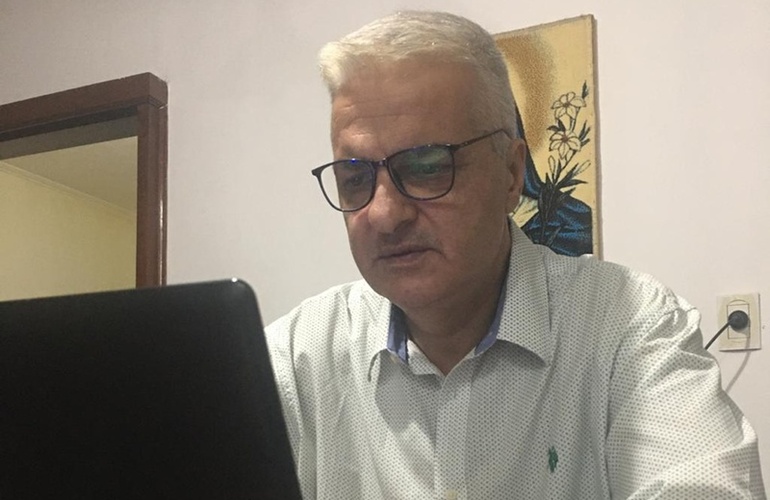 Imagen de Covid - 19: Reunión por videoconferencia con el gobernador Omar Perotti