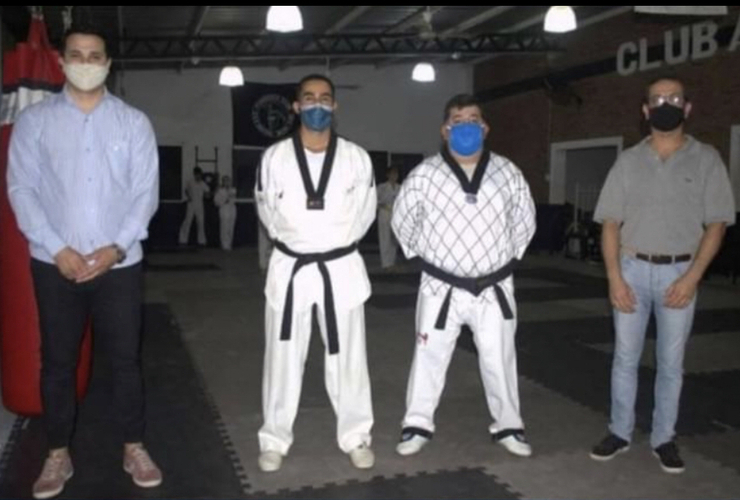 Imagen de El P.D.P. otorgó apoyo económico al Taekwondo de C.A.U.