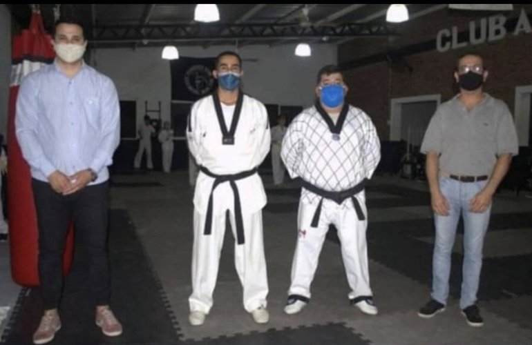 Imagen de El P.D.P. otorgó apoyo económico al Taekwondo de C.A.U.