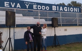 Eva y Eddo en un reconocimiento muy merecido.