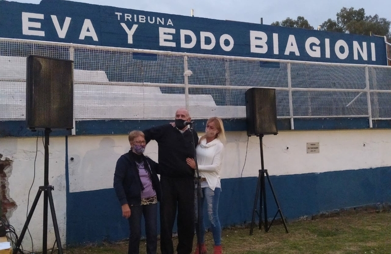 Eva y Eddo en un reconocimiento muy merecido.