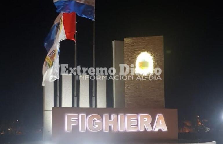 El monumento se encuentra en Marconi y ruta 21