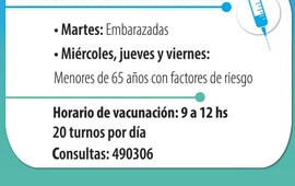 Desde el martes comienzan las aplicaciones.