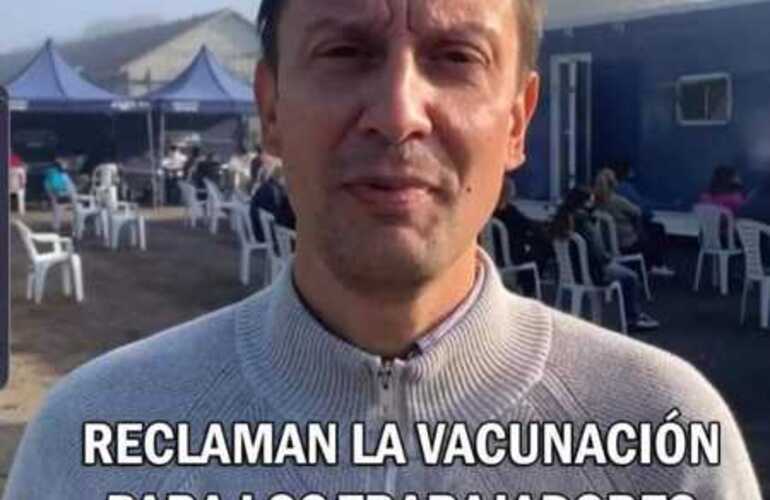Captura de la publicación en redes