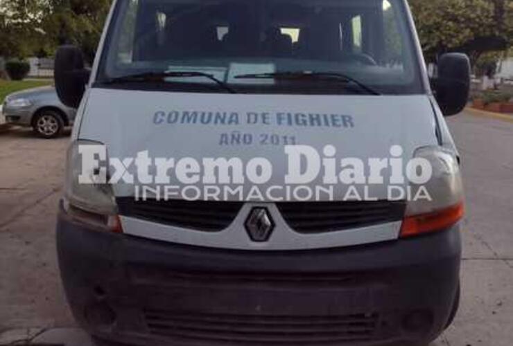 El joven sufrió fractura de peroné izquierdo.