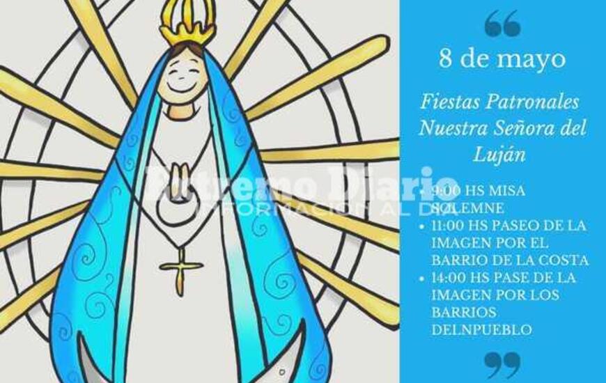 La imagen de la Virgen recorrer&aacute; las calles del pueblo.