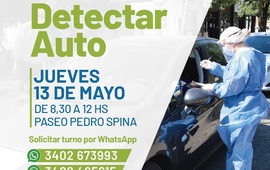 Imagen de Covid 19: Ma&ntilde;ana nuevo Detectar Auto en el Paseo Pedro Spina