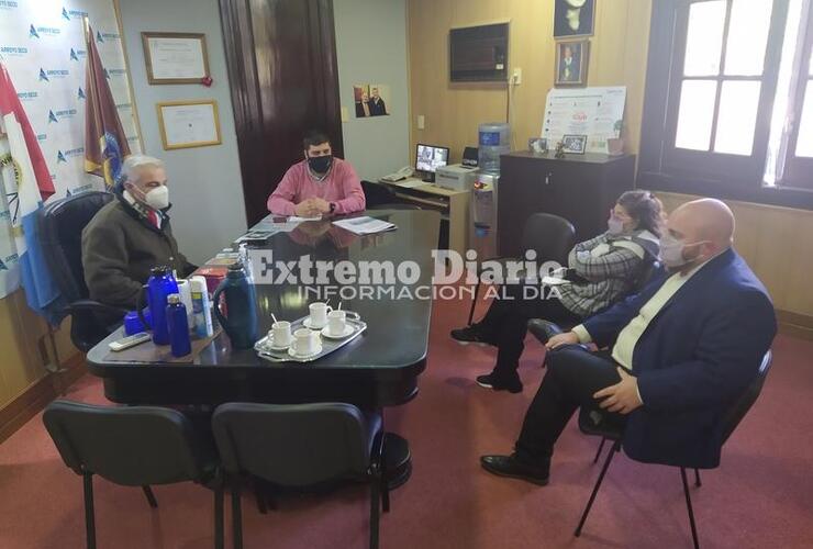 Esta mañana se llevó a cabo una reunión en el palacio municipal