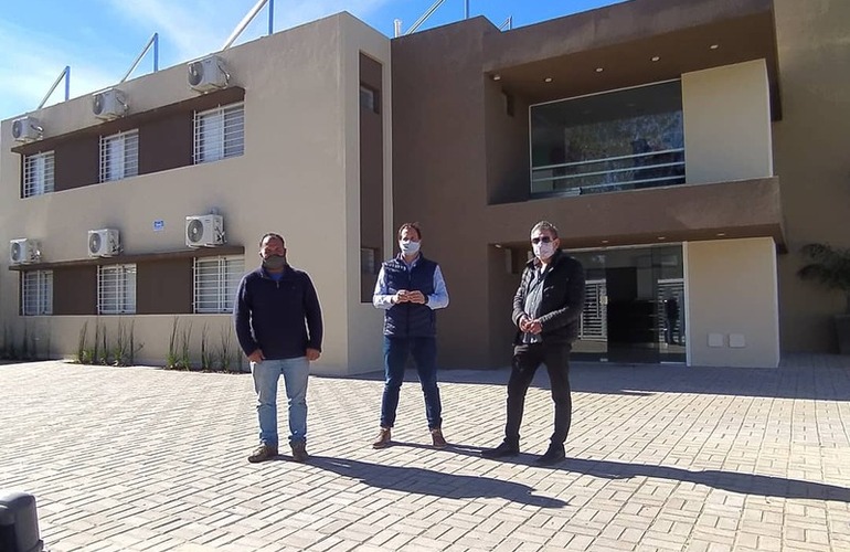 El Presidente Comunal, Esteban Ferri, recorrió las obras.