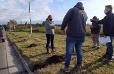 La empresa Sanimat Srl. ya inició los trabajos en el terreno.