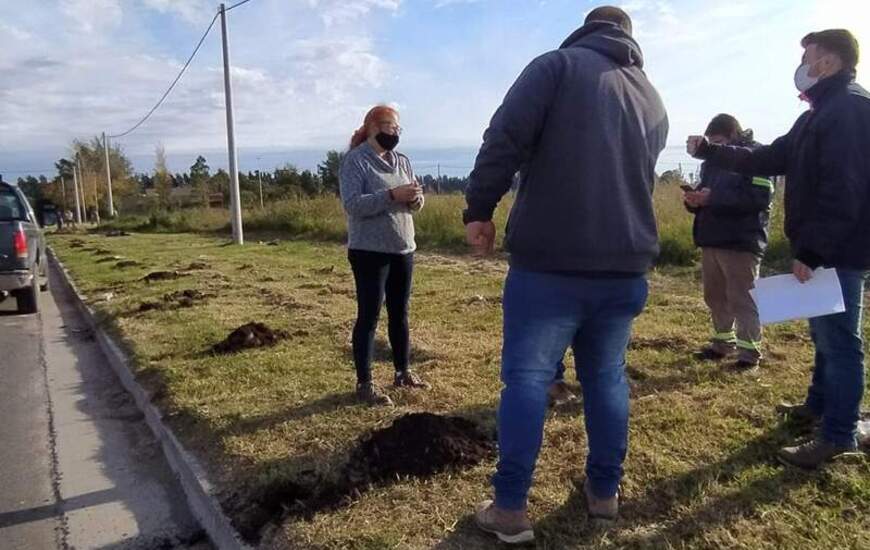La empresa Sanimat Srl. ya inici&oacute; los trabajos en el terreno.