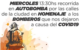 Imagen de Recorrida por la ciudad en el marco del D&iacute;a Nacional del Bombero Voluntario