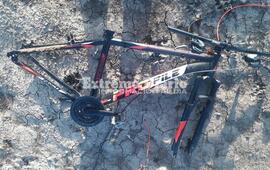 Imagen de Encuentran cuadro de bicicleta en la v&iacute;a p&uacute;blica