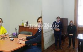 Stangoni se reuni&oacute; con Gonnet, de Medio Ambiente, y Cantero de Educaci&oacute;n.