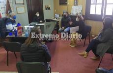 La reunión se realizó esta mañana en el despacho del intendente