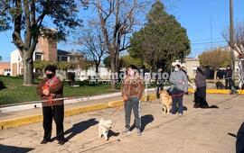 Se vacunaron unas 125 mascotas.